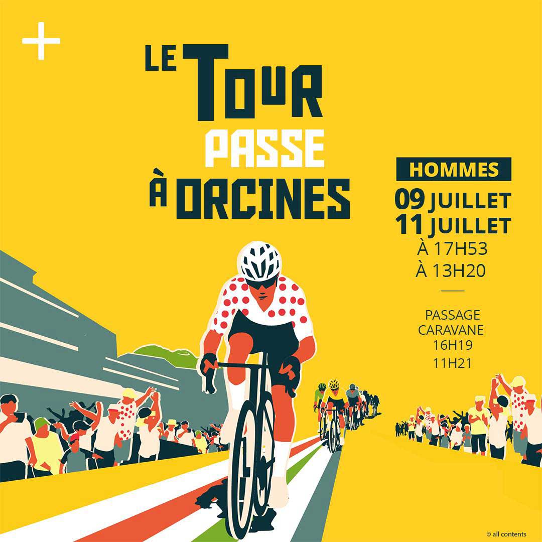 Le Tour de France à Orcines